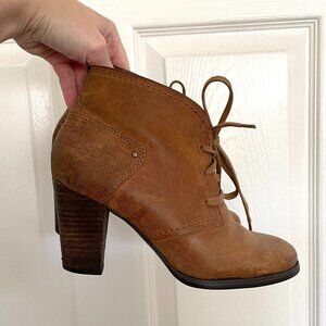 Leather Clark's Artisan Lace Up Booties - "Alpine Melt"